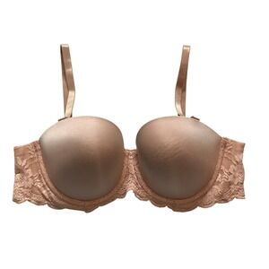 Victoria's Secret Nude Lace Bra